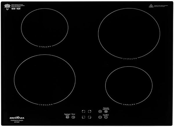 Cooktop de Indução Britânia BCT04P 4 Bocas