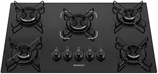 Cooktop Essencial 5 Bocas Preto